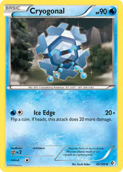Cryogonal 46/149 Uncommon card from Boundaries Crossed