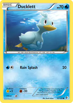 Ducklett 42/149 Common card from Boundaries Crossed