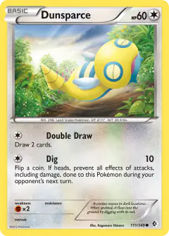 Dunsparce 111/149 Common card from Boundaries Crossed