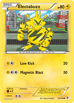 Electabuzz 53/149 Common card from Boundaries Crossed