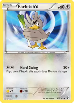 Farfetch'd 107/149 Uncommon card from Boundaries Crossed