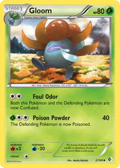 Gloom 2/149 Uncommon card from Boundaries Crossed