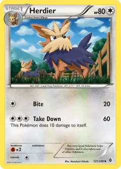 Herdier 121/149 Uncommon card from Boundaries Crossed