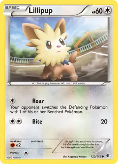 Lillipup 120/149 Common card from Boundaries Crossed