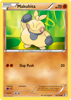 Makuhita 82/149 Common card from Boundaries Crossed