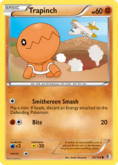 Trapinch 83/149 Common card from Boundaries Crossed