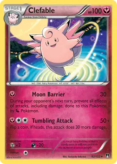 Clefable 82/122 Rare card from BREAKpoint