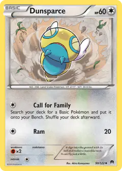 Dunsparce 90/122 Uncommon card from BREAKpoint