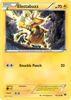 Electabuzz 42/122 Common card from BREAKpoint