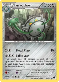 Ferrothorn 80/122 Rare card from BREAKpoint