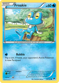 Froakie 38/122 Common card from BREAKpoint
