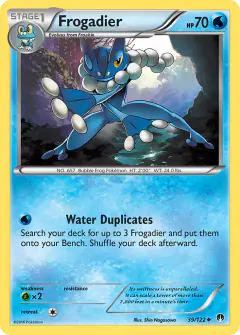 Frogadier 39/122 Uncommon card from BREAKpoint