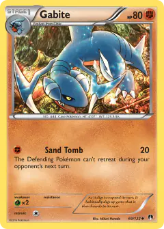 Gabite 69/122 Uncommon card from BREAKpoint