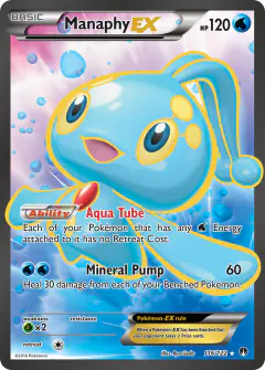 Manaphy-EX 116/122 Rare Ultra card from BREAKpoint