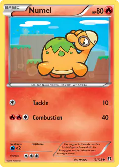 Numel 12/122 Common card from BREAKpoint