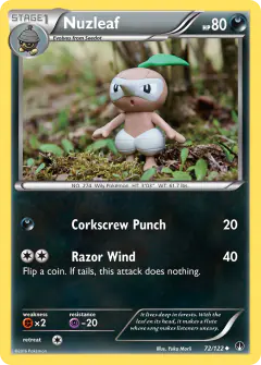 Nuzleaf 72/122 Uncommon card from BREAKpoint