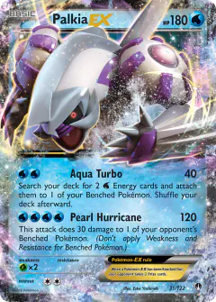 Palkia-EX 31/122 Rare Holo EX card from BREAKpoint