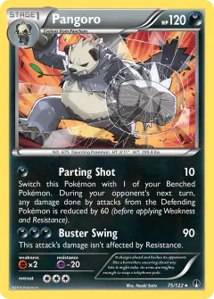 Pangoro 75/122 Rare card from BREAKpoint