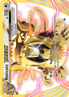 Raticate BREAK 89/122 Rare BREAK card from BREAKpoint