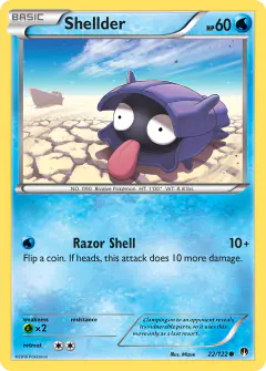 Shellder 22/122 Common card from BREAKpoint