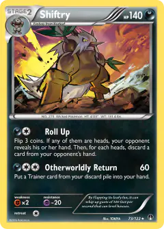 Shiftry 73/122 Rare card from BREAKpoint