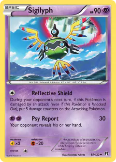Sigilyph 55/122 Uncommon card from BREAKpoint
