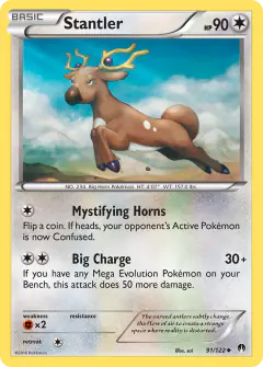 Stantler 91/122 Uncommon card from BREAKpoint