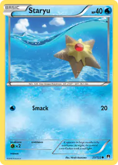 Staryu 25/122 Common card from BREAKpoint