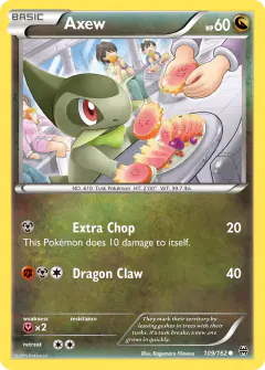 Axew 109/162 Common card from BREAKthrough
