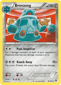 Bronzong 96/162 Rare card from BREAKthrough
