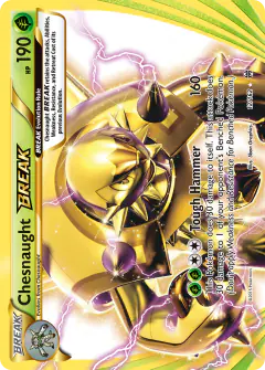 Chesnaught BREAK 12/162 Rare BREAK card from BREAKthrough