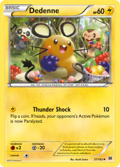 Dedenne 57/162 Uncommon card from BREAKthrough