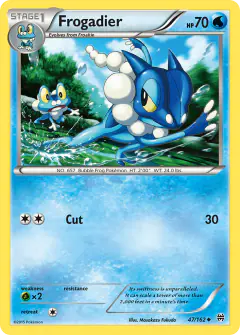 Frogadier 47/162 Uncommon card from BREAKthrough