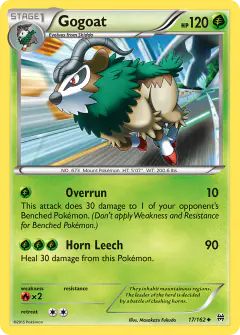 Gogoat 17/162 Uncommon card from BREAKthrough