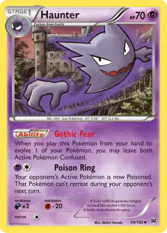 Haunter 59/162 Uncommon card from BREAKthrough