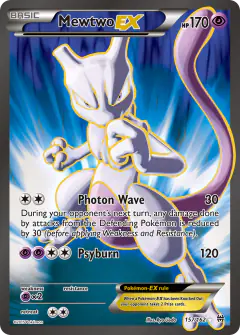 Mewtwo-EX 157/162 Rare Ultra card from BREAKthrough