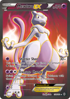 Mewtwo-EX 158/162 Rare Ultra card from BREAKthrough
