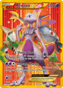 Mewtwo-EX 164/162 Rare Secret card from BREAKthrough