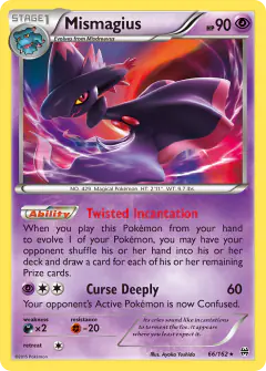 Mismagius 66/162 Rare Holo card from BREAKthrough