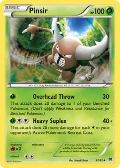 Pinsir 3/162 Uncommon card from BREAKthrough