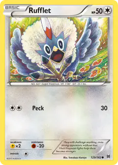 Rufflet 129/162 Common card from BREAKthrough