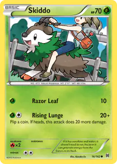 Skiddo 16/162 Common card from BREAKthrough