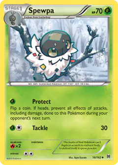 Spewpa 14/162 Uncommon card from BREAKthrough