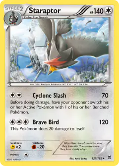 Staraptor 127/162 Rare card from BREAKthrough
