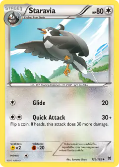 Staravia 126/162 Uncommon card from BREAKthrough