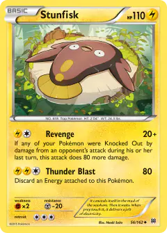 Stunfisk 56/162 Uncommon card from BREAKthrough