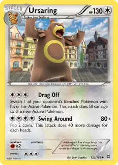 Ursaring 122/162 Uncommon card from BREAKthrough