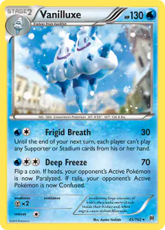 Vanilluxe 45/162 Rare card from BREAKthrough