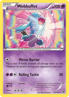 Wobbuffet 67/162 Uncommon card from BREAKthrough