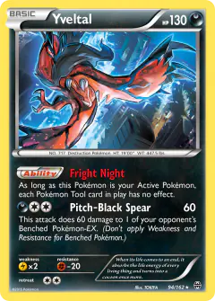 Yveltal 94/162 Rare Holo card from BREAKthrough